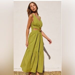 Dress Forum Olive Green Maxi Dress